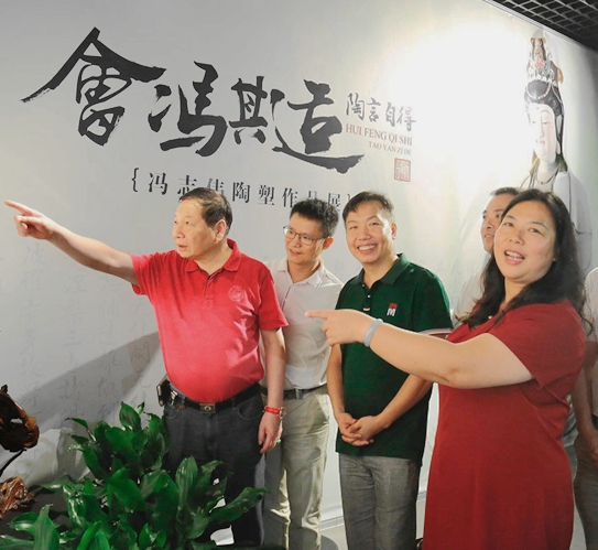 會馮其適,陶言自得丨馮志偉陶塑作品展在順德博物館舉行